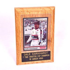 Dale Earnhardt 7 Time Winston Cup Champion 76 Career Wins Traks 1991 Plaque